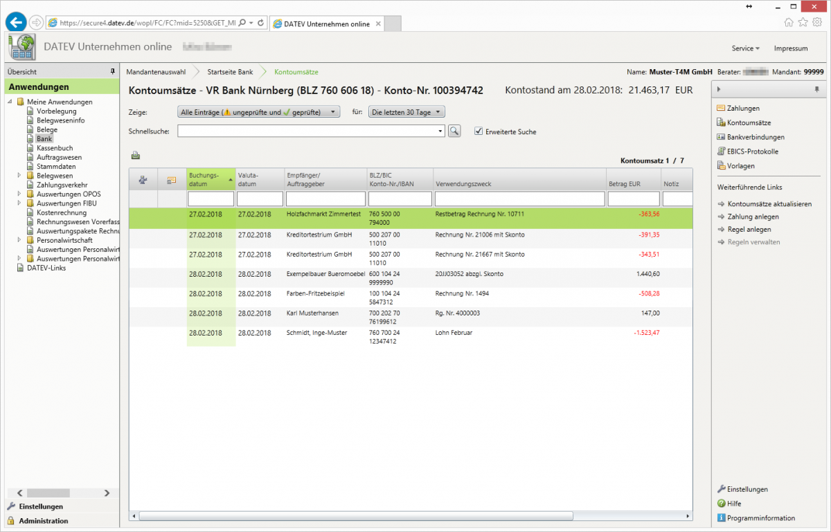 DATEV Unternehmen Online Trans4mation AC DATEV Solution Partner 